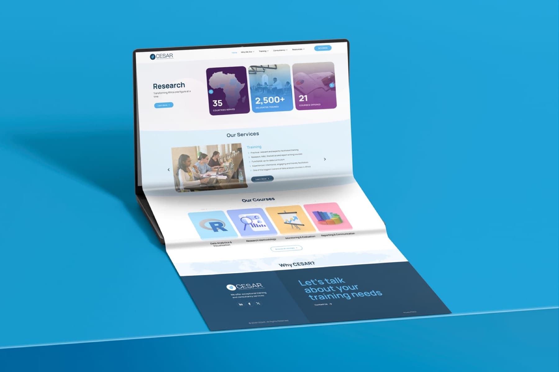 CESAR Africa Website Redesign