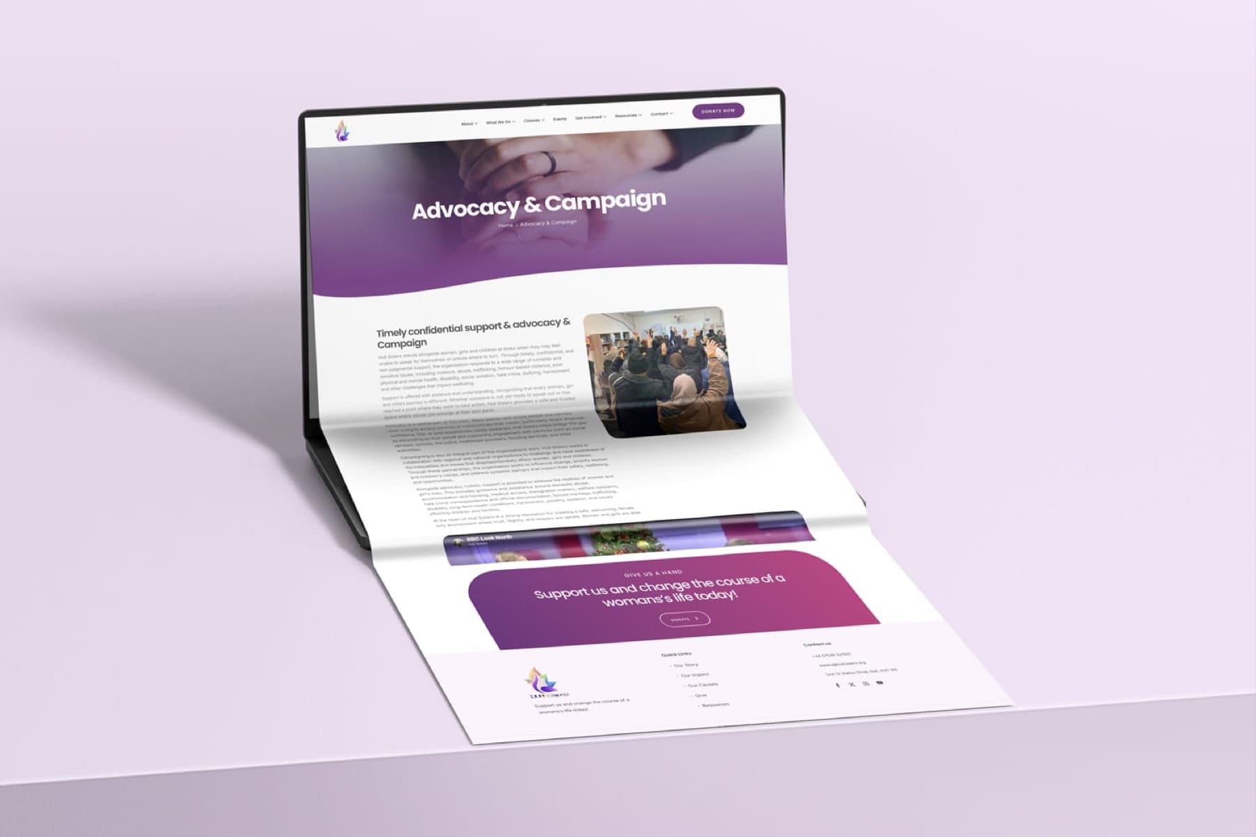 Hull Sisters Website Refresh, image 3